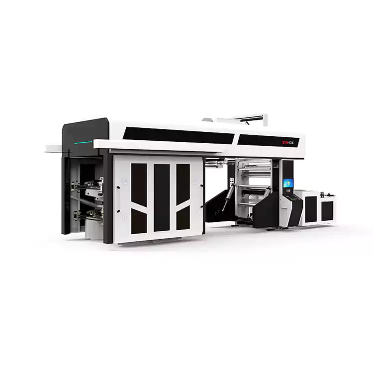 4-8 Werna Flexographic Ci Plastic Flexo Printing Machine